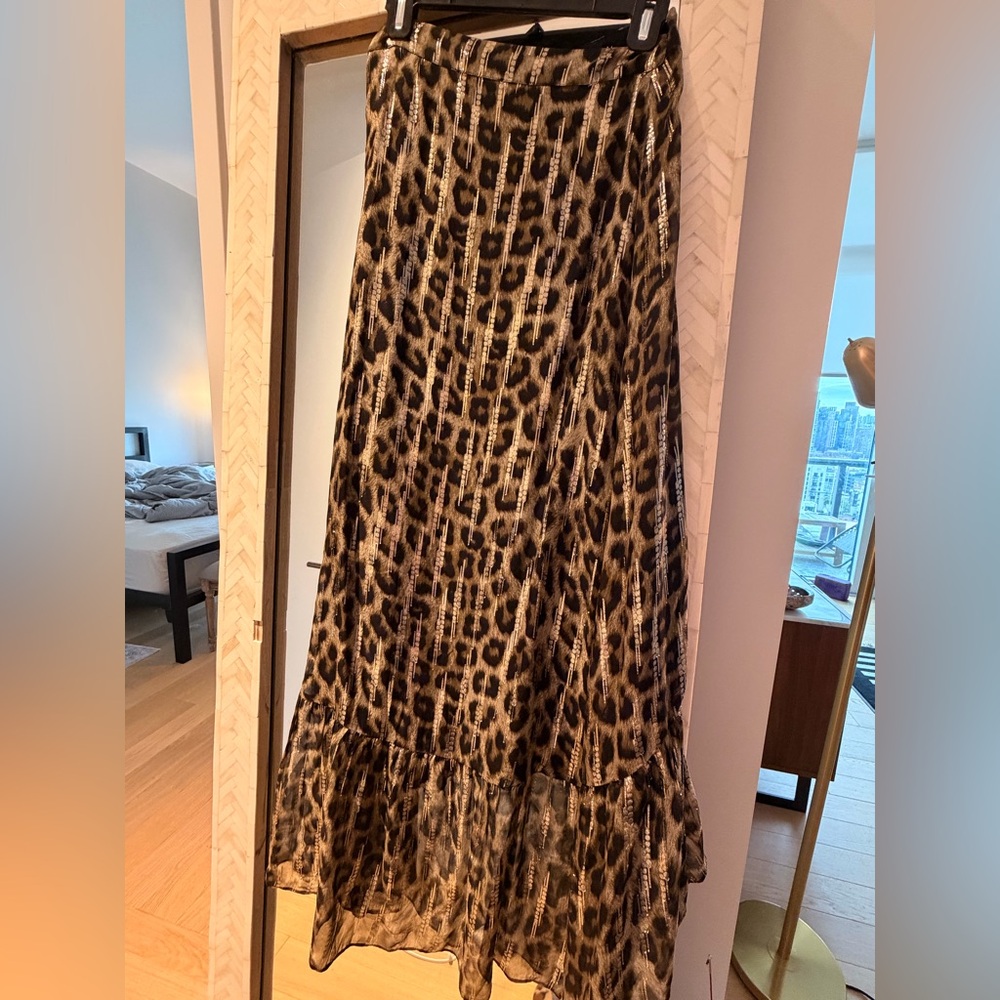 Ba&ash Jupe Jalvy Leopard Print Skirt. NWT size 1.